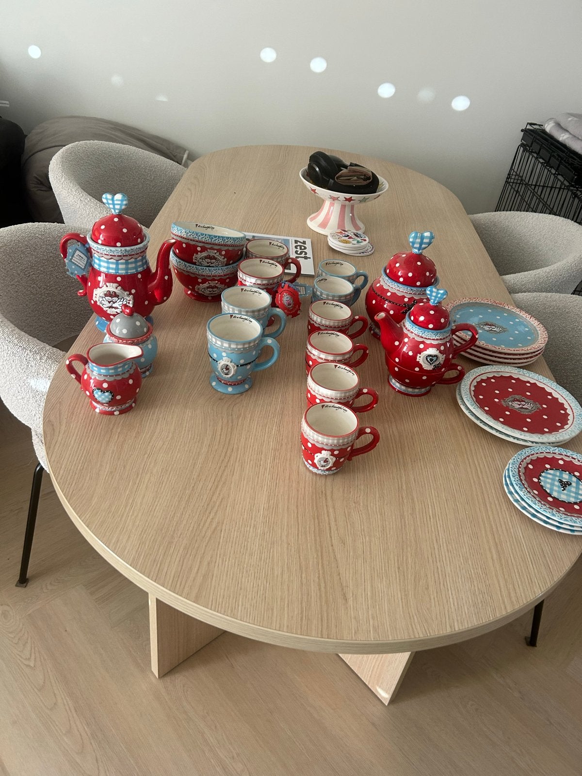 Studio koekepeer servies - It's a beautiful day, Ophalen, Keramiek, Nieuw, Modern