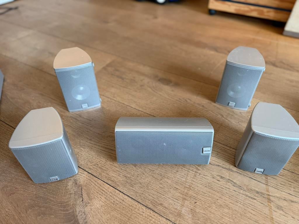 Canton MX 5.1 set – 4 surround speakers + center + subwoofer, Gebruikt, 70 watt of meer, 5.1-systeem, Overige spelers
