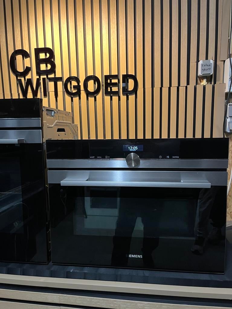 Siemens IQ700 serie set combi oven magnetron + solo oven, Witgoed en Apparatuur, Ovens, Ophalen, 60 cm of meer, Refurbished, Oven met grill