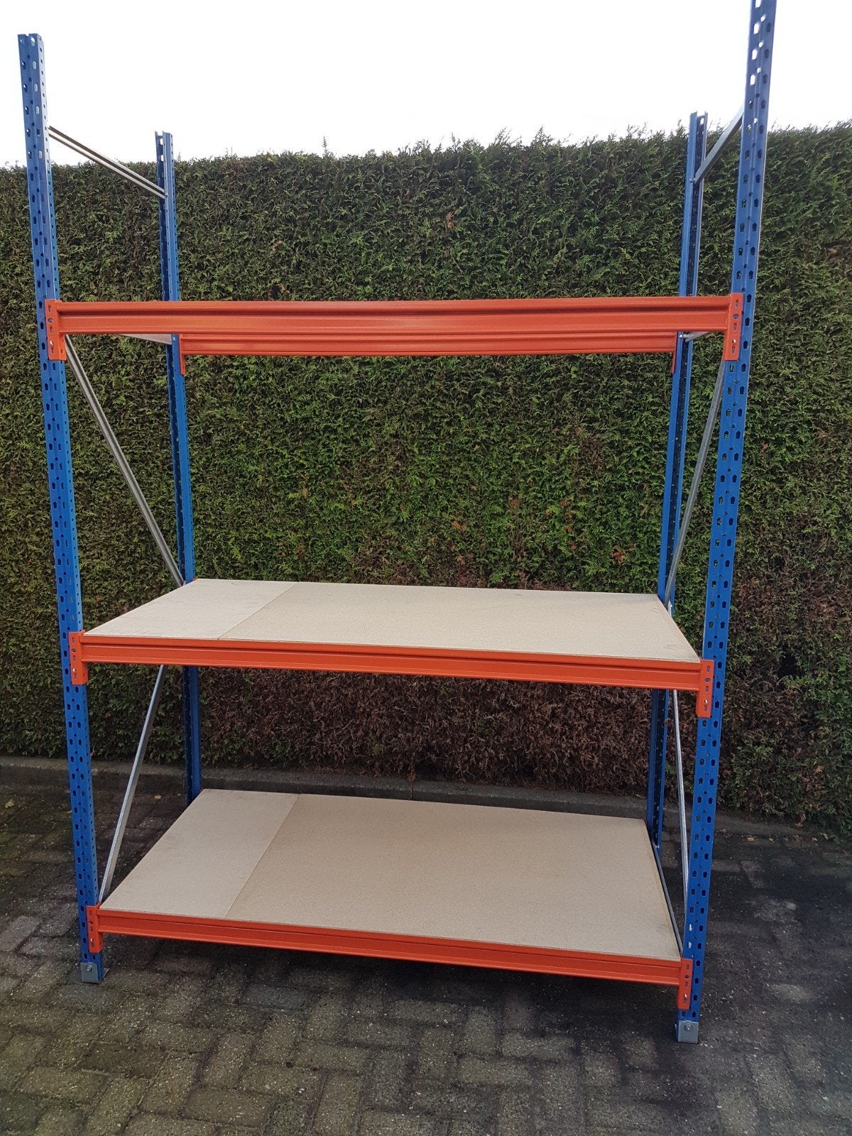 +-50 Meter AR magazijnstelling / stelling / grootvakstelling, Ophalen