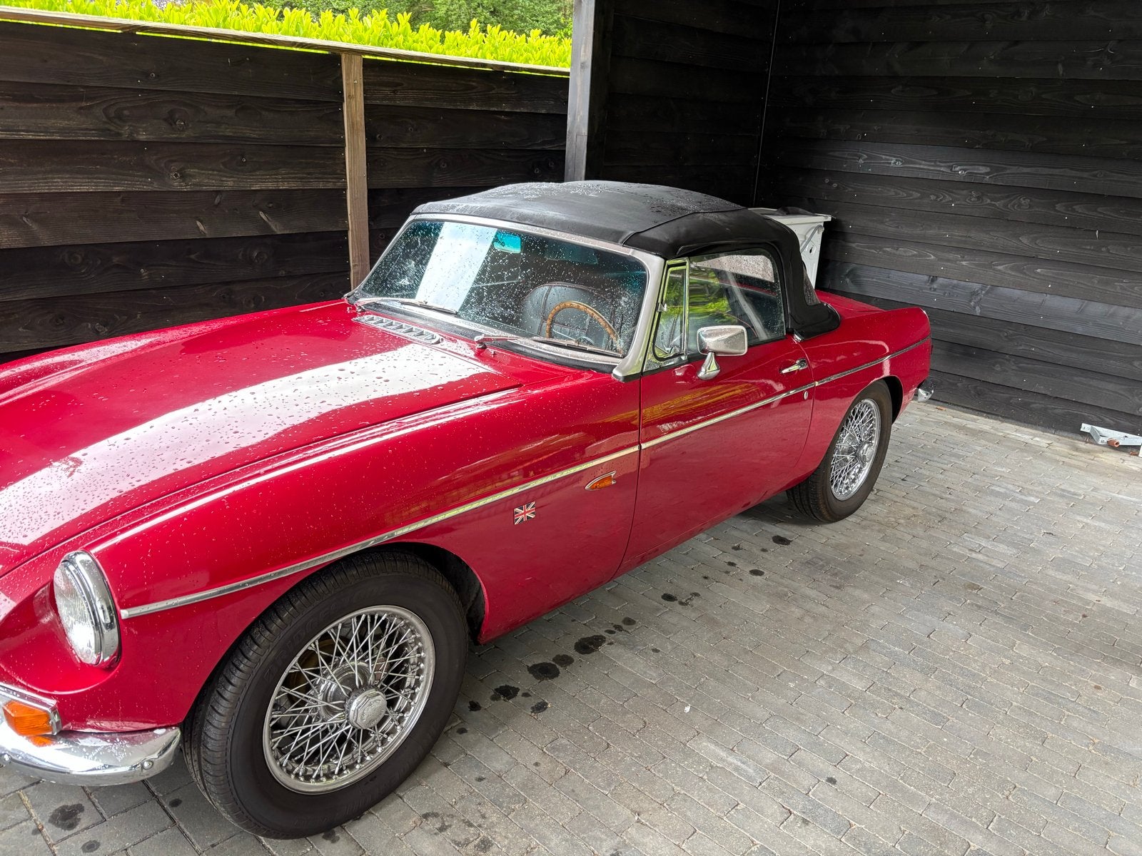 MGB 1964 Rood lepeldeur, Handgeschakeld, 915 kg, Geïmporteerd, 96 pk