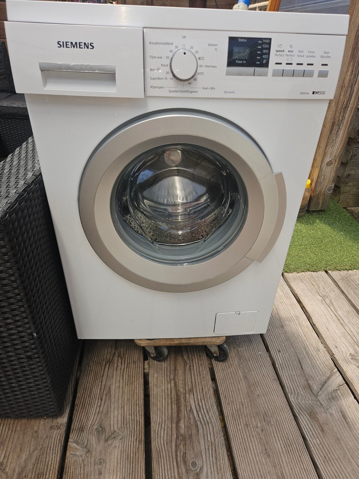 Siemens iQ500 Wasmachine - 7kg, 1400 toeren, Witgoed en Apparatuur, Wasmachines, Ophalen, Gebruikt, 85 tot 90 cm, 1200 tot 1600 toeren
