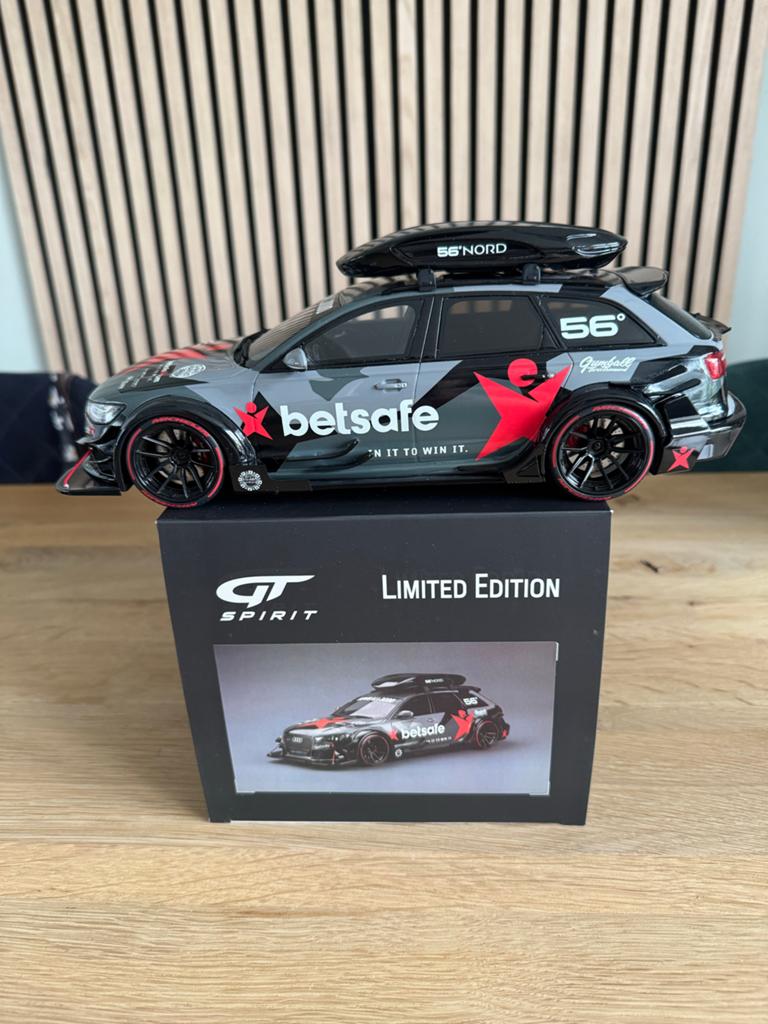 GT Spirit Audi RS 6 Avant DTM C7 Gumball 3000 Jon Olsson, Hobby en Vrije tijd, Modelauto's | 1:18, Ophalen of Verzenden, Nieuw