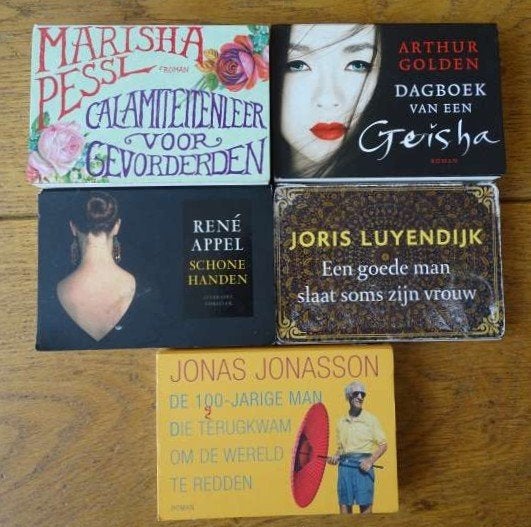 Dwarsligger boekjes voor € 4,00 per stuk, zie foto, Ophalen of Verzenden, Zo goed als nieuw, Diverse auteurs, Nederland