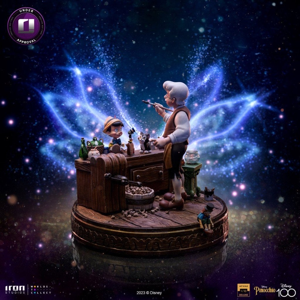 Iron Studios Disney Pinocchio Deluxe statue Scale 1:10, Beeldje of Figuurtje, Iron Studios, Heo, Nieuw