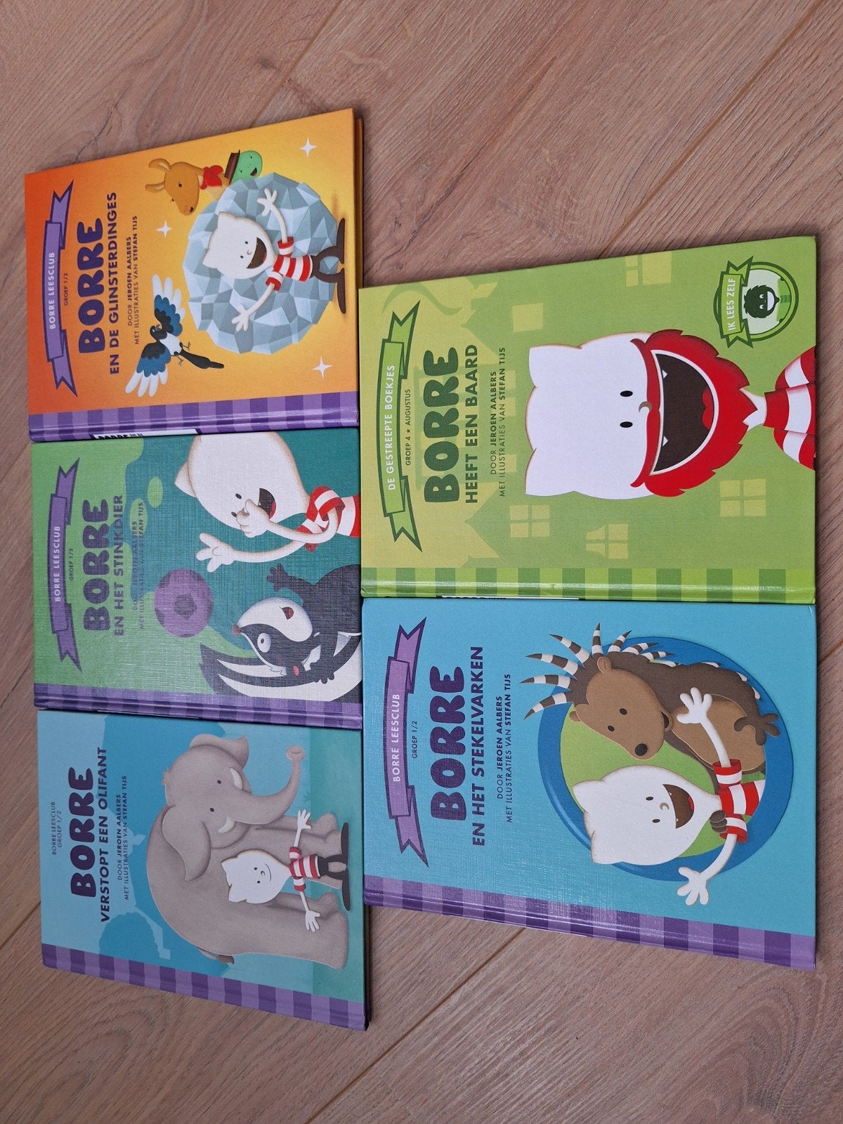 Borre Leesclub Boeken - Set van 5 Kinderboeken, Boeken, Ophalen of Verzenden, Zo goed als nieuw, Fictie algemeen