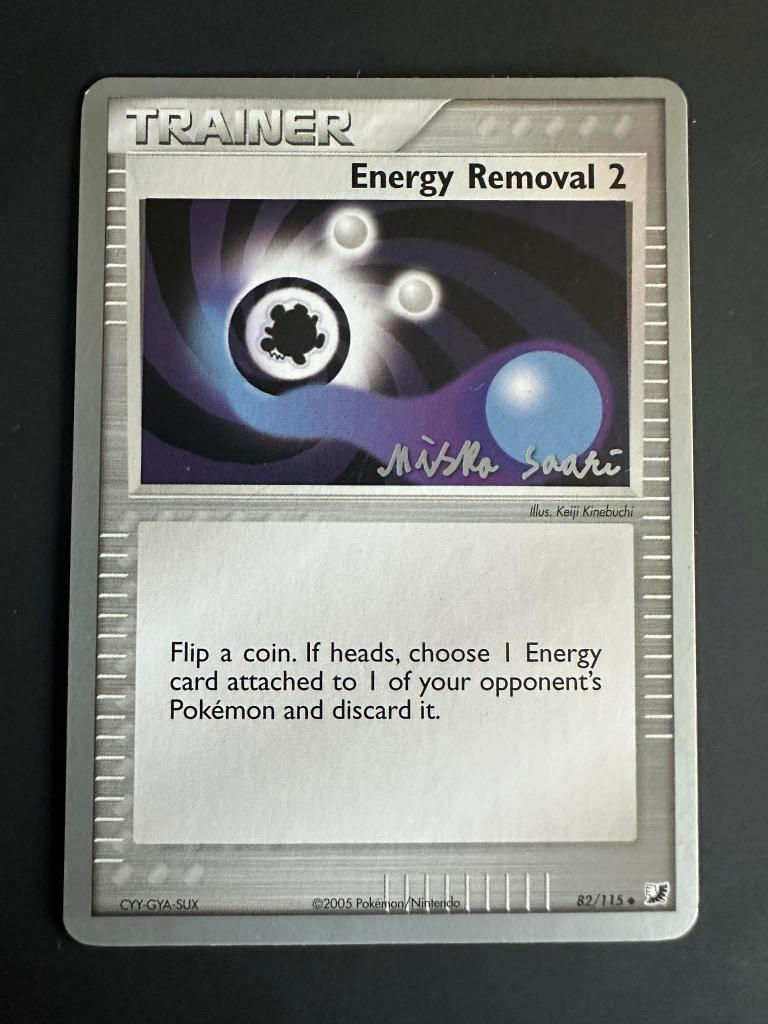Energy removal 2 - 2006 WC, Ophalen of Verzenden, Gebruikt, Losse kaart