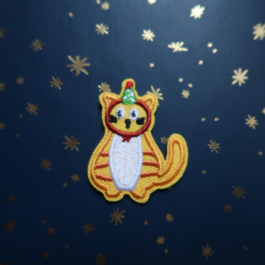 Kat opstrijkplaatje Patch Badge Applique, Verzenden, Nieuw, Overige applicaties