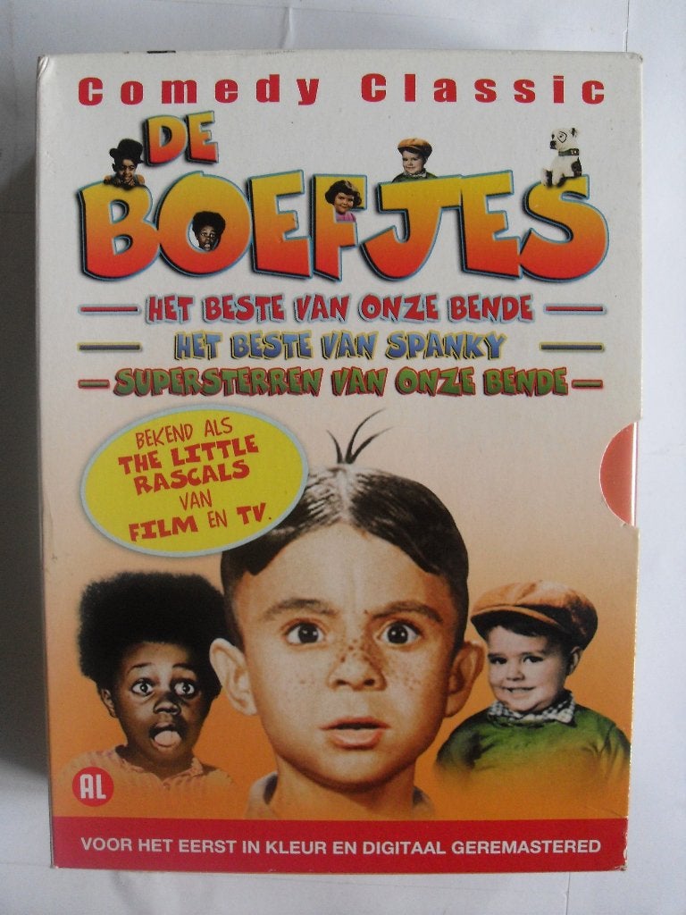 De Boefjes 3 dvdbox (originele dvd's) The Little Rascals, Avontuur, Engels, Alle leeftijden, Nederlands
