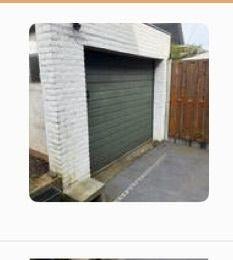 Elektrische Garagedeur met Somfy Motor, Ophalen, Gebruikt, Garagedeur, 120 cm of meer