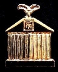 Rolls Royce radiator pin- goudkleur, Verzenden, Nieuw, Speldje of Pin