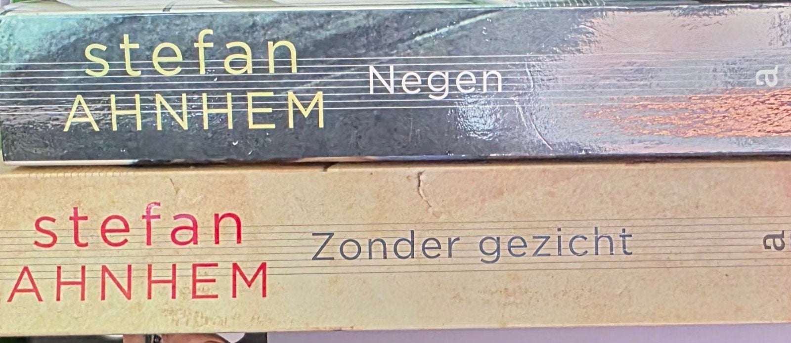Stefan Ahnhem: Negen & Zonder Gezicht (thriller), Boeken, Ophalen of Verzenden, Gelezen, Stefan Ahnhem