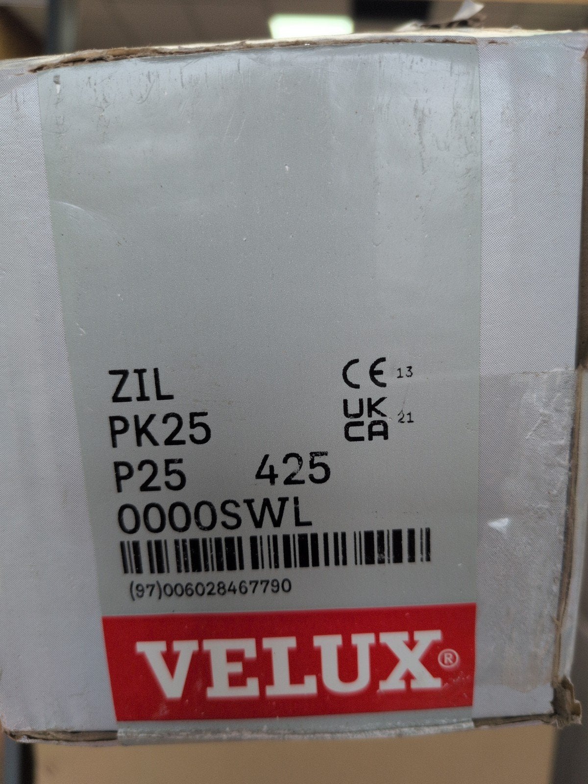 VELUX ZIL PK25 P25 425 Dakraam Rolgordijn Nieuw, Doe-het-zelf en Verbouw, Glas en Ramen, Minder dan 80 cm, 120 tot 160 cm, Nieuw