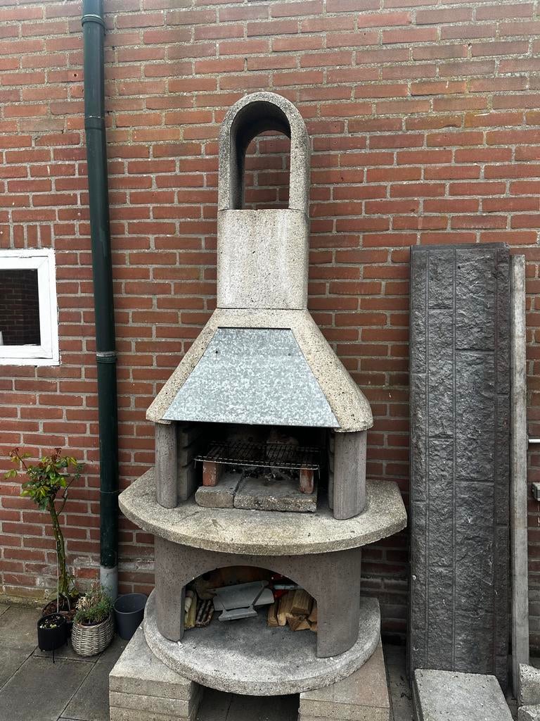 Tuin betonnen BBQ buiten barbecue, Tuin en Terras, Tuinhaarden, Ophalen, Gebruikt
