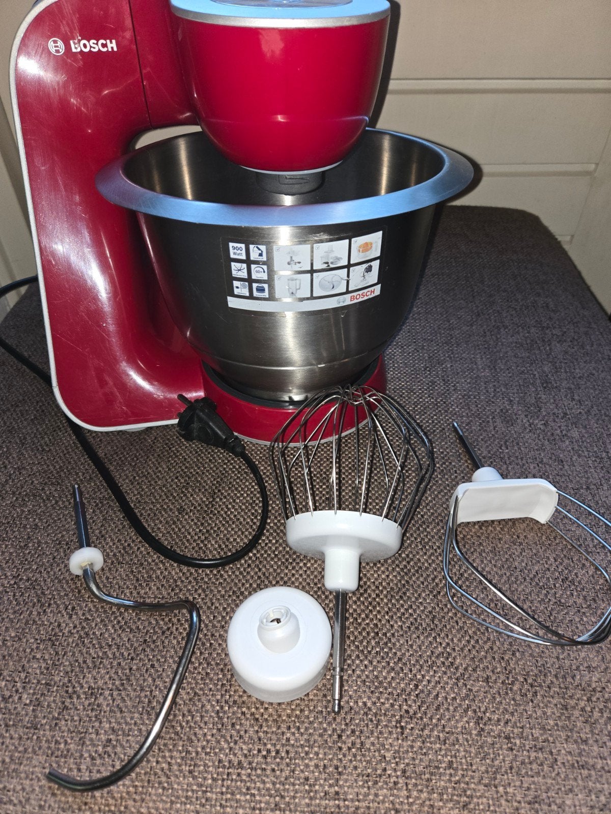 Keukenmachine mixer, Witgoed en Apparatuur, 4 liter of meer, Ophalen of Verzenden, 3 snelheden of meer