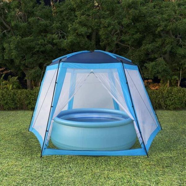Zwembadtent tent zwembadkoepel blauw GRATIS VERZONDEN!, Verzenden, Overige typen, Nieuw, Nvt