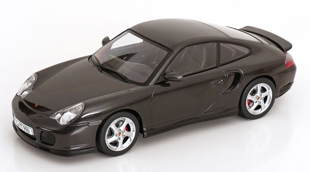 1:18 Porsche 911 (996) Turbo - 2000 - Zwart metallic NIEUW!, Overige merken, Auto, ., Nieuw