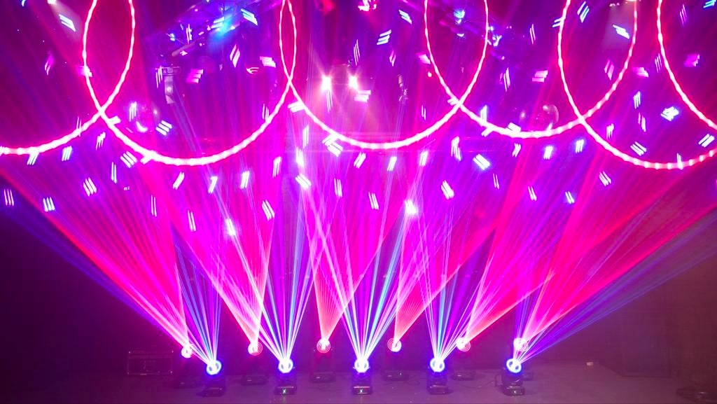 Super deal 6x 5W laser movinghead new 2500euro!, Ophalen, Zo goed als nieuw, Laser