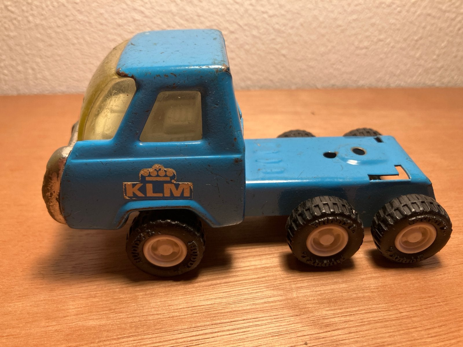 Vintage Buddy L KLM Truck - Made in Japan, Ophalen of Verzenden, Gebruikt