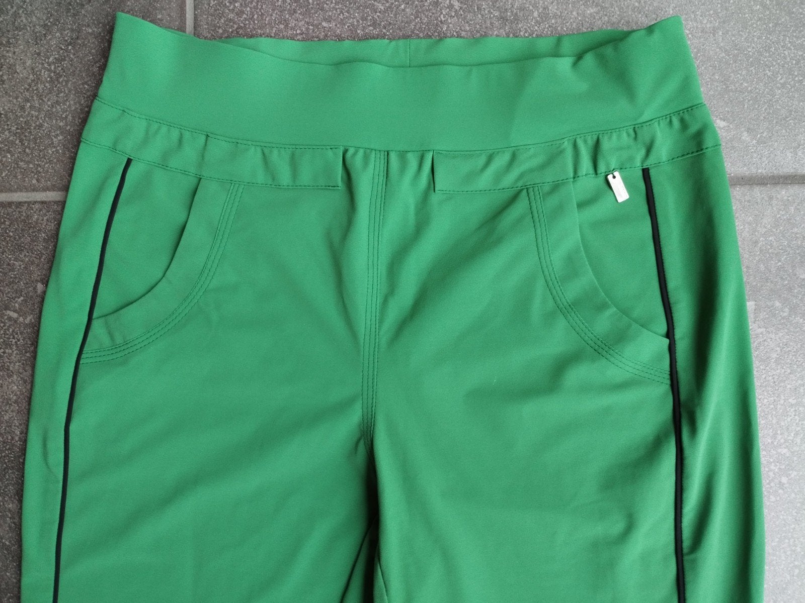ANNA travelstof broek NIEUW, Nieuw, Maat 36 (S), Lang, Groen