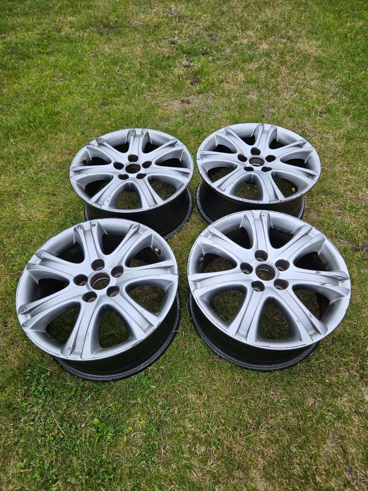 17 inch lichtmetalen velgen set van 4 stuks, Ophalen of Verzenden, Gebruikt