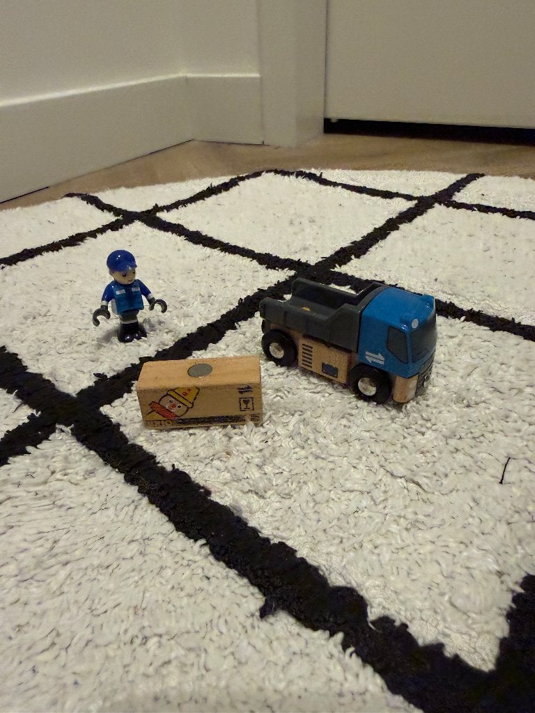 Heel goed 3x Brio houten trein vrachtwagen set 33878 cargo, Kinderen en Baby's, Speelgoed | Houten speelgoed, Ophalen of Verzenden