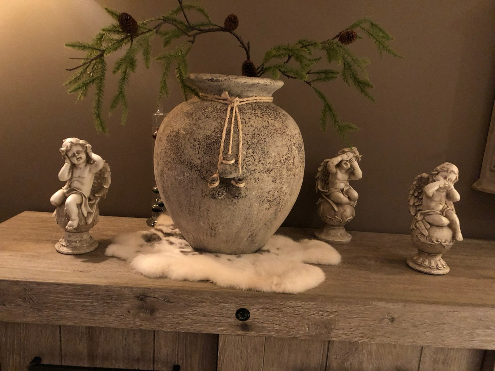 3 prachtige barok beelden horen zien zwijgen van BAROQUE, Ophalen of Verzenden, Zo goed als nieuw, Beige, Overige stijlen