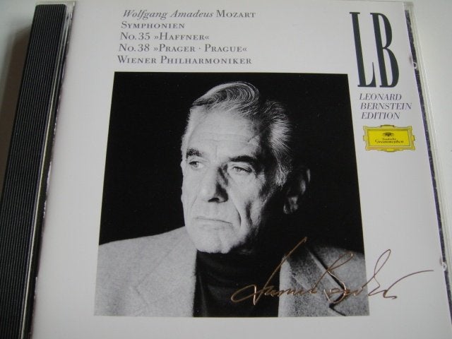 MOZART Symphonien no. 35 & 38 CD BERNSTEIN DG LB EDITION, Ophalen of Verzenden, Classicisme, Zo goed als nieuw, Orkest of Ballet
