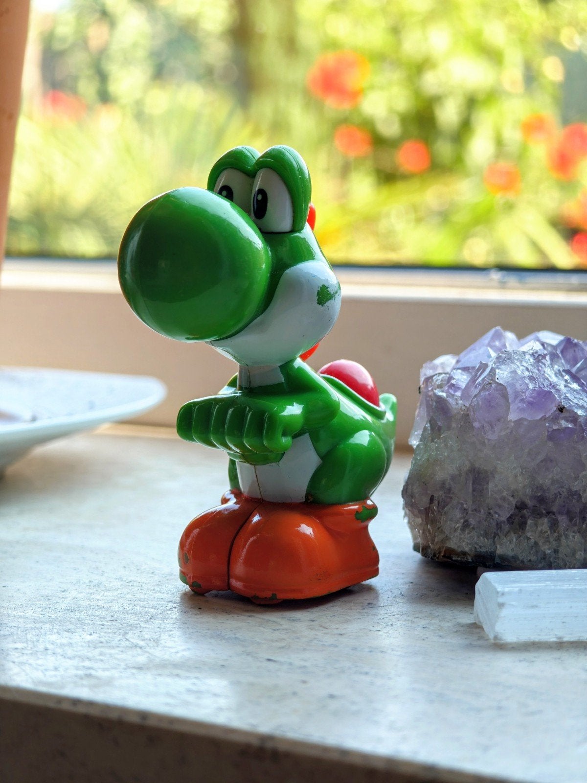 Nintendo Yoshi figuurtje op wielen, Ophalen
