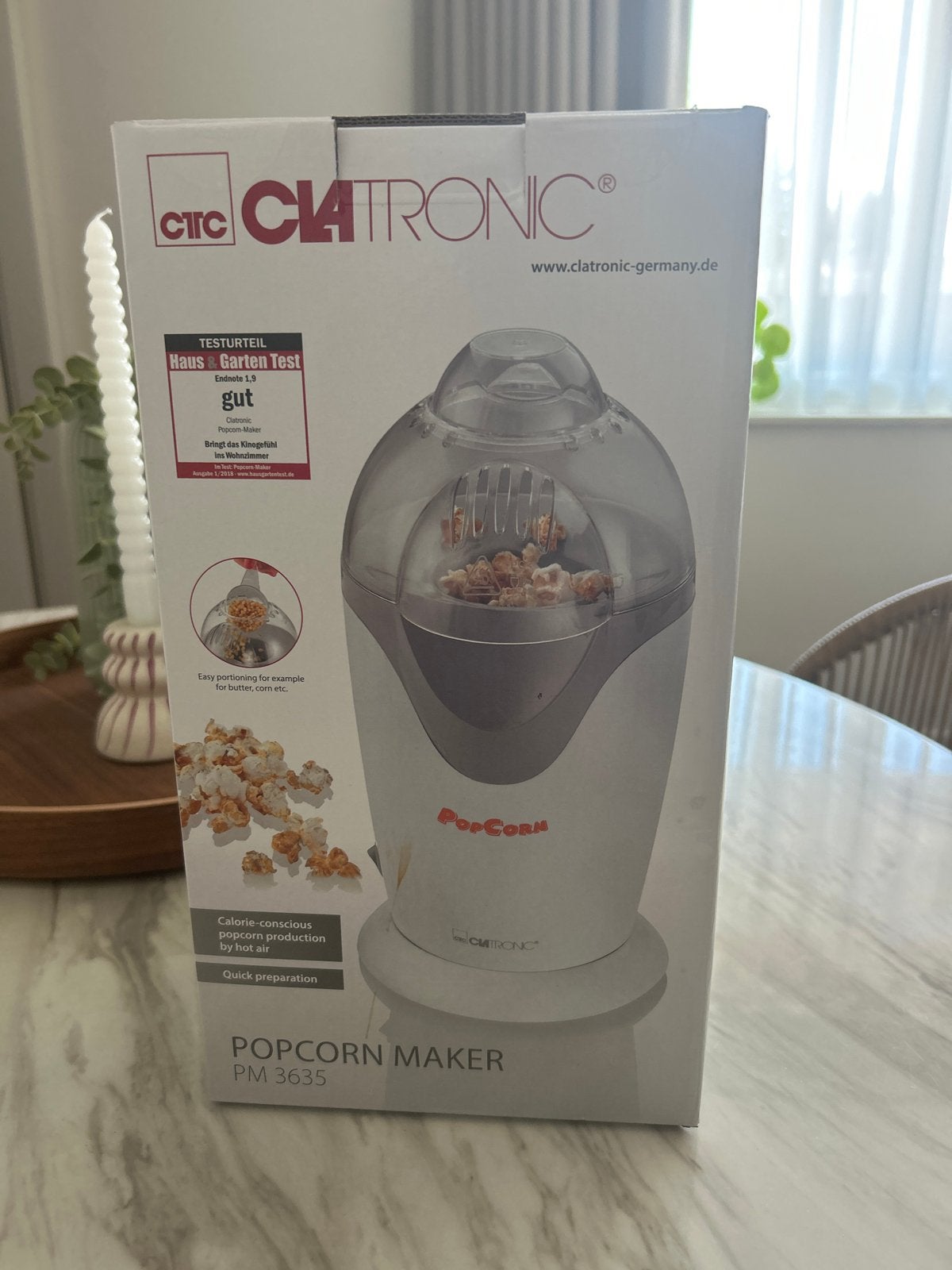 CLATRONIC Popcornmaker PM 3635 - Nieuw in doos, Witgoed en Apparatuur, Ophalen, Nieuw