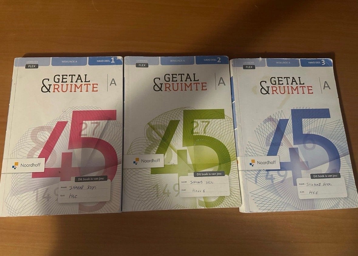 Wiskunde Getal & Ruimte A HAVO deel 1, 2 en 3, Boeken, Schoolboeken, Ophalen of Verzenden, Gelezen, HAVO, Wiskunde A
