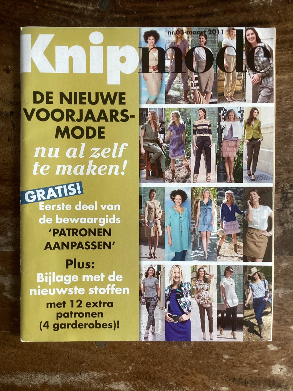Knipmode, maart 2011., Ophalen of Verzenden, Zo goed als nieuw, Vrouw, Knipmode