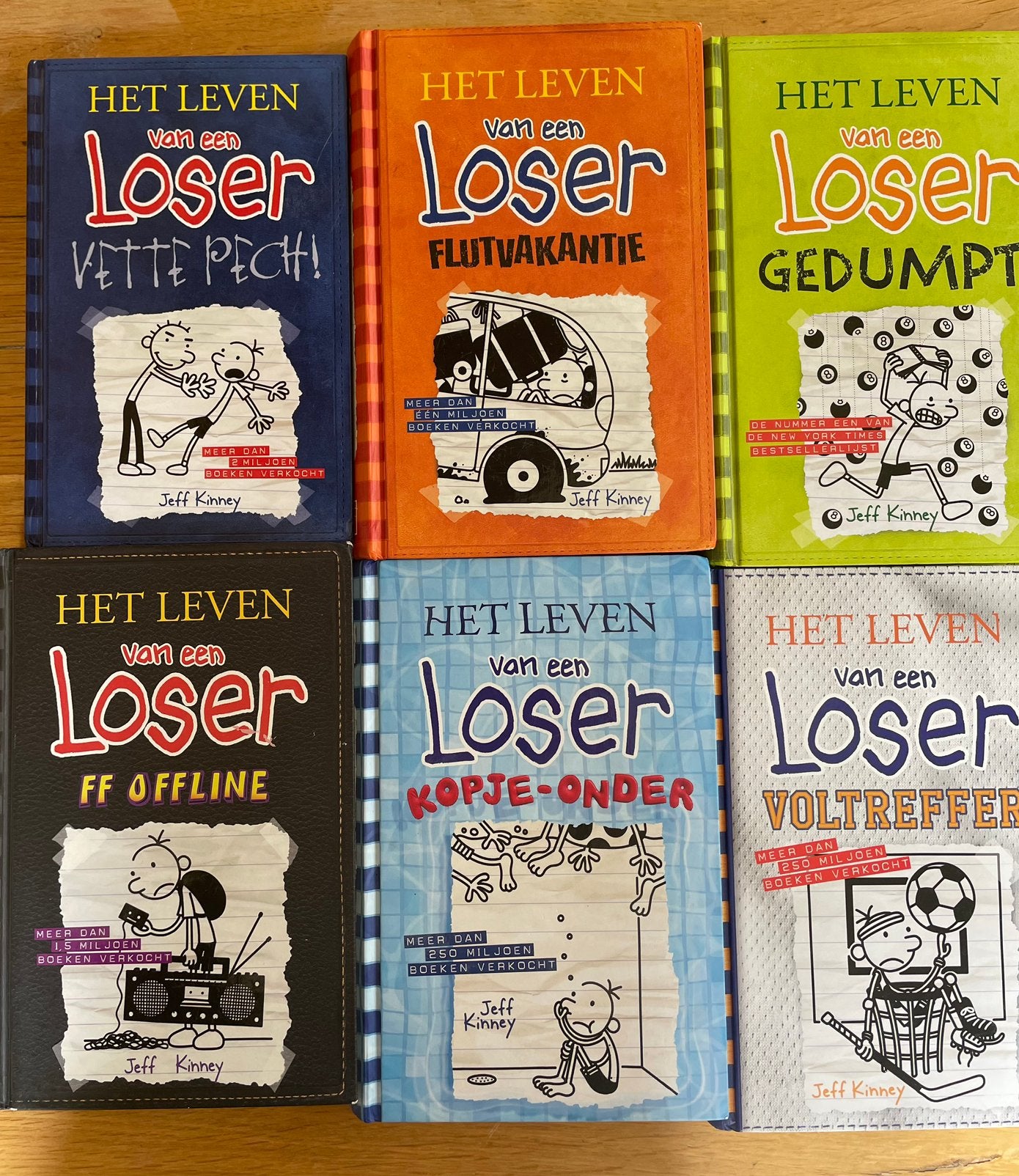 Complete set Het leven van een Loser -6 boeken-, Boeken, Kinderboeken | Jeugd | 10 tot 12 jaar, Ophalen of Verzenden, Zo goed als nieuw