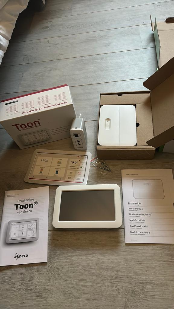 Toon van Eneco met ketelmodule, Ophalen of Verzenden, Slimme thermostaat, Zo goed als nieuw