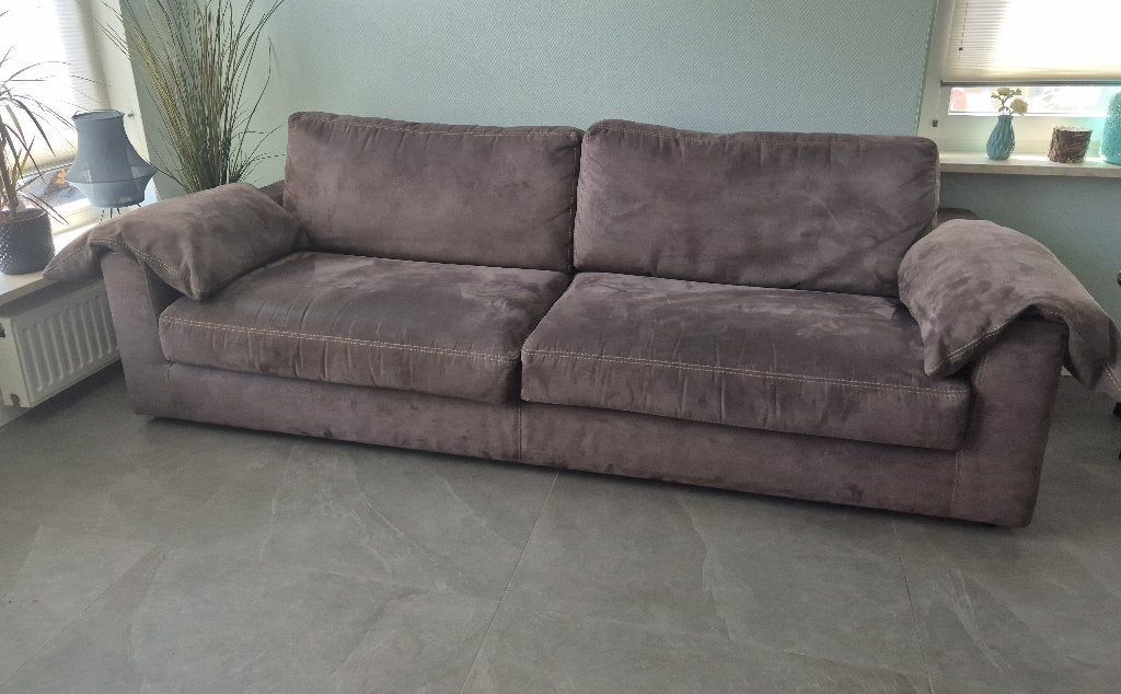 ✅ Bank van Het Anker, Rockefeller, incl. arm kussens en poef, 250 tot 300 cm, Vintage stijl, Stoer en robuust, Landelijk/eigentijds comfort