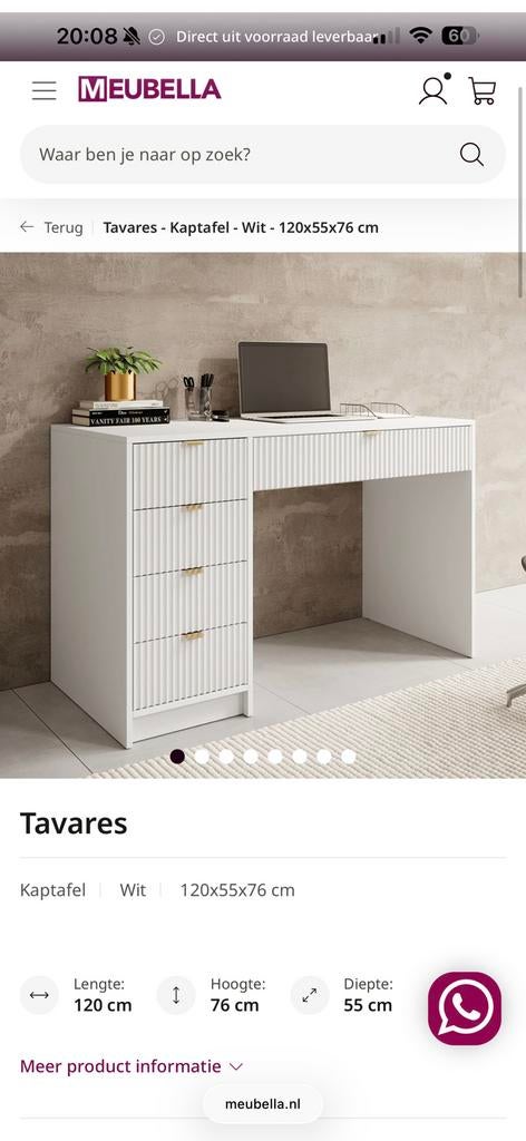 Bureau / kaptafel, Ophalen, Overige typen, Gebruikt, Overige merken