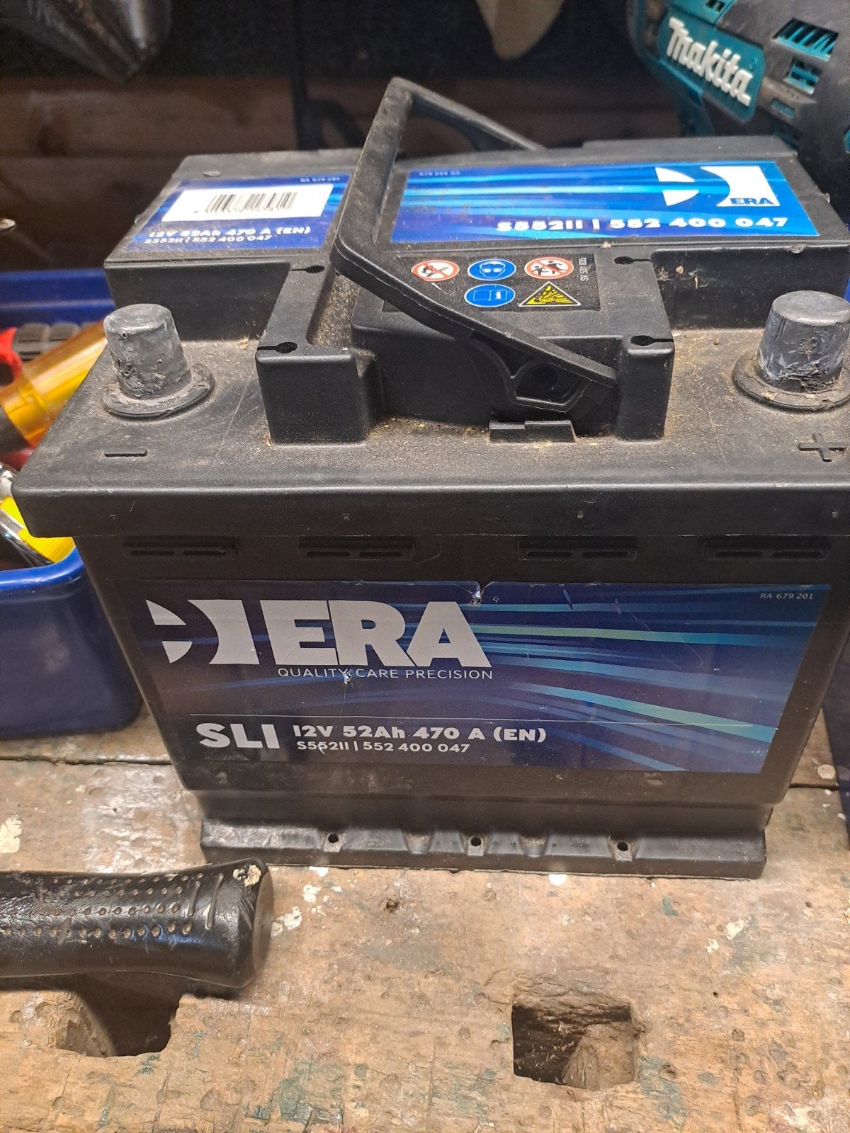 ERA SLI 12V 52Ah 470A Auto Accu - Gebruikt, Ophalen