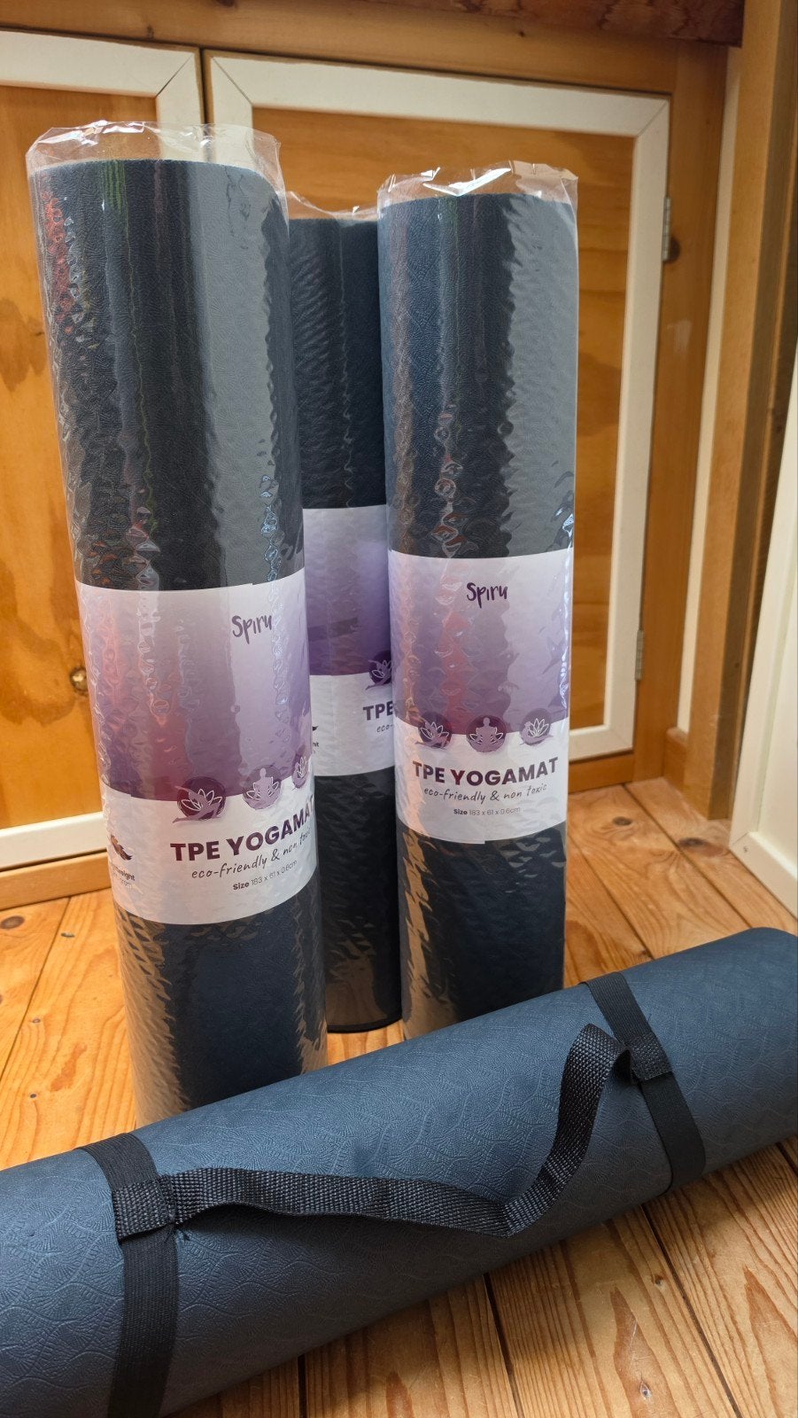 Spiru TPE Yogamat - Eco-vriendelijk & Non-toxisch, Ophalen of Verzenden, Nieuw, Yogamat