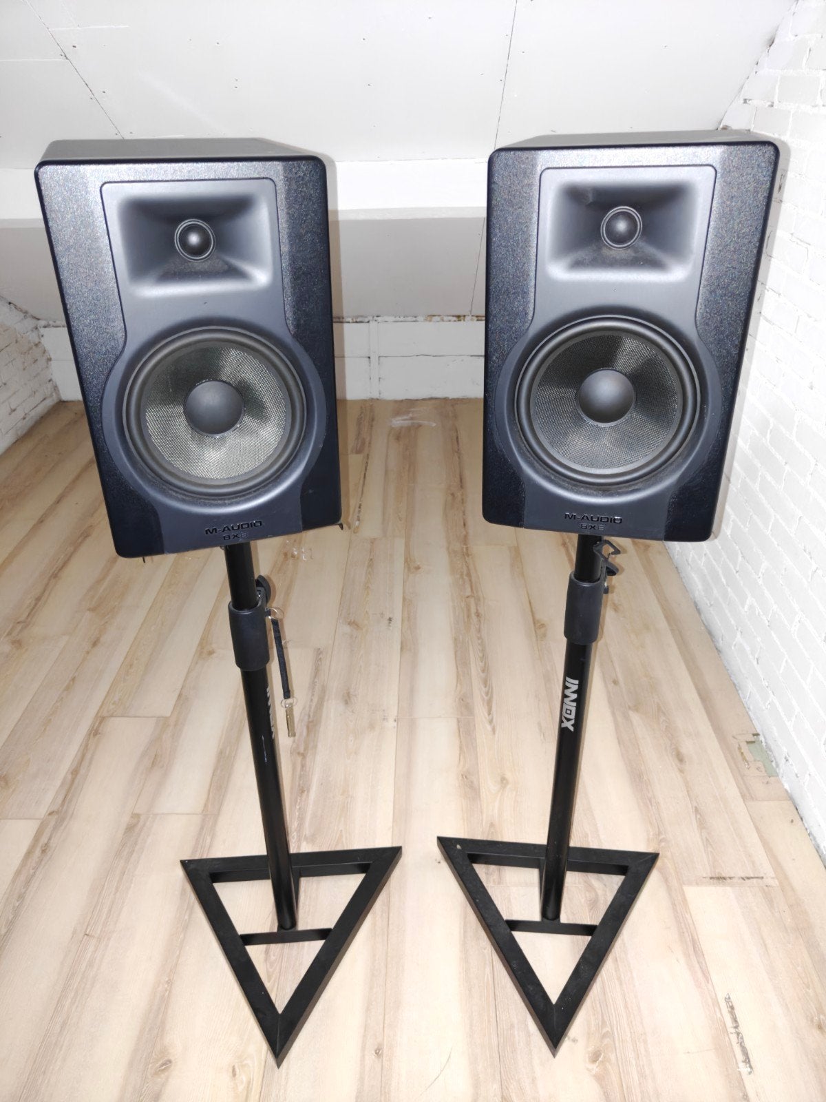 M-Audio BX8 D3 Studiomonitoren met voedingskabels, Zo goed als nieuw, Ophalen, 150 watt of meer, Overige merken