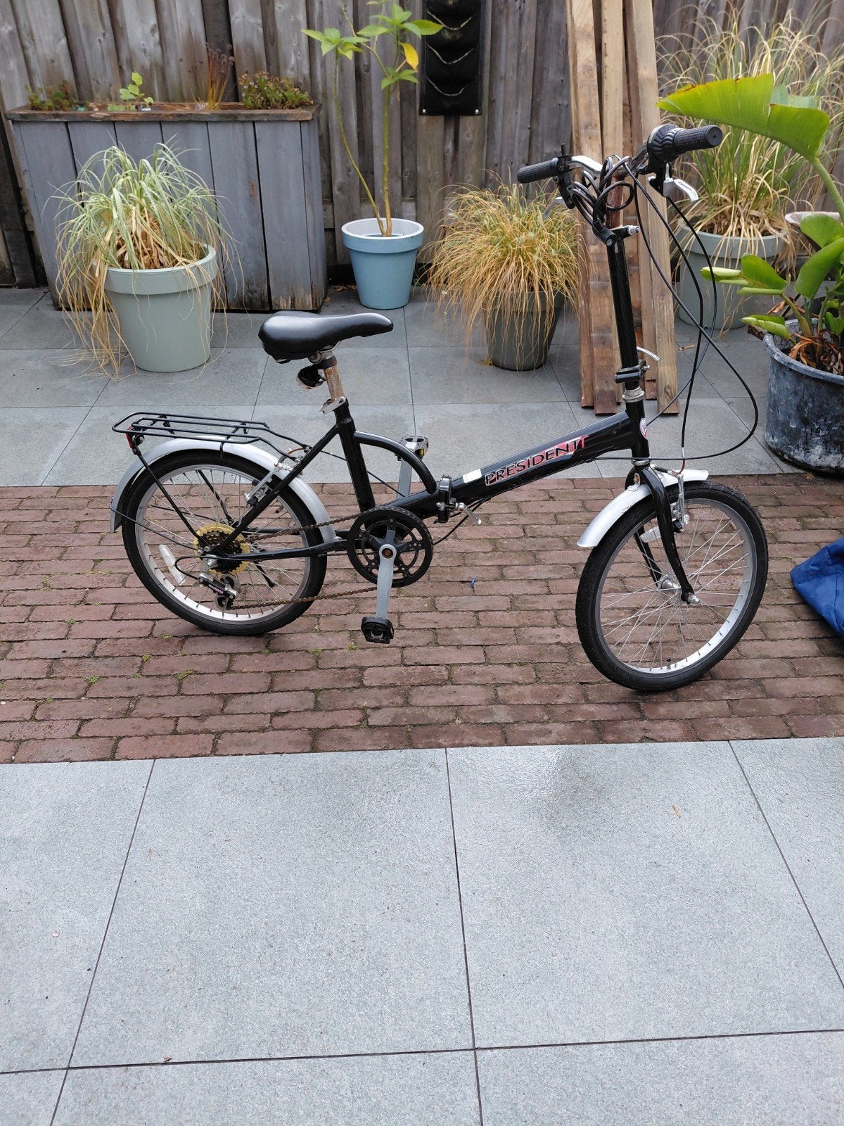 2x President Vouwfiets met 7 Versnellingen en Opbergtas, Fietsen en Brommers, Fietsen | Vouwfietsen, 20 inch of meer, Gebruikt
