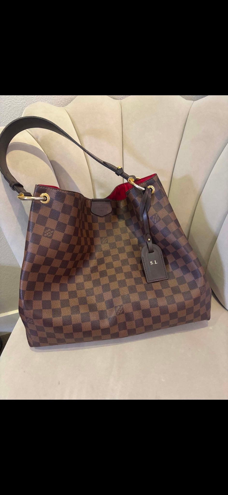 Louis Vuitton Gracefull MM - Mooie Staat, Ophalen of Verzenden, Gebruikt, Bruin, Handtas
