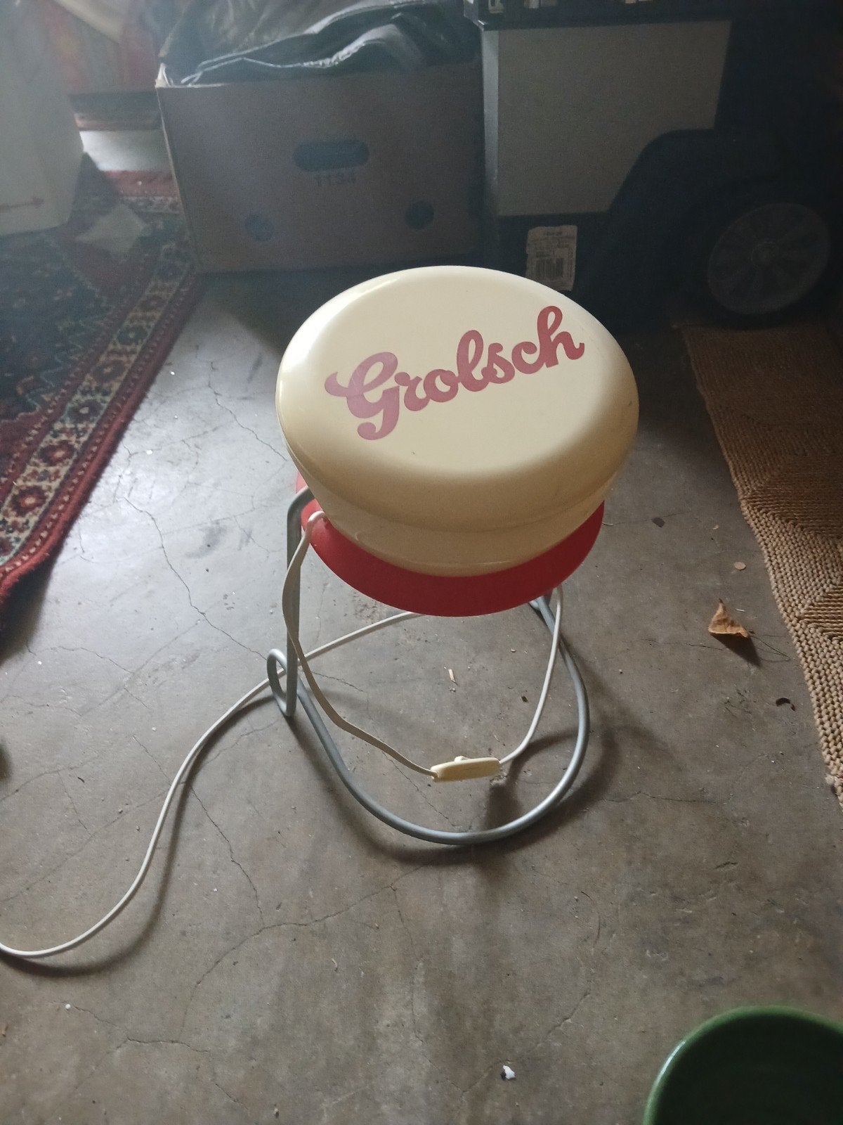 Grolsch zit lamp, Ophalen of Verzenden, Lichtbak of (neon) lamp