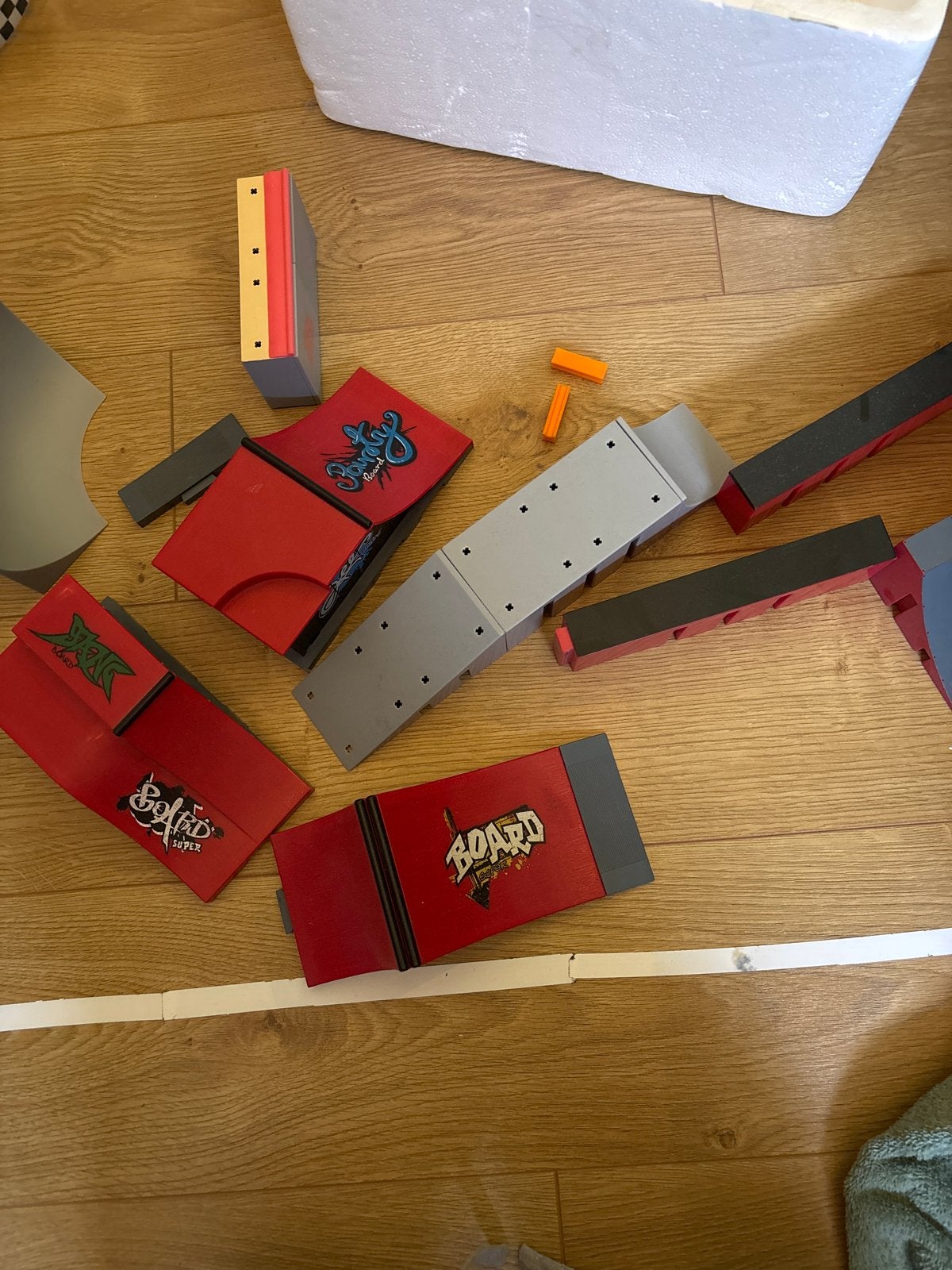 Fingerboard Skatepark Ramps Set, Ophalen of Verzenden, Gebruikt, Jongen of Meisje
