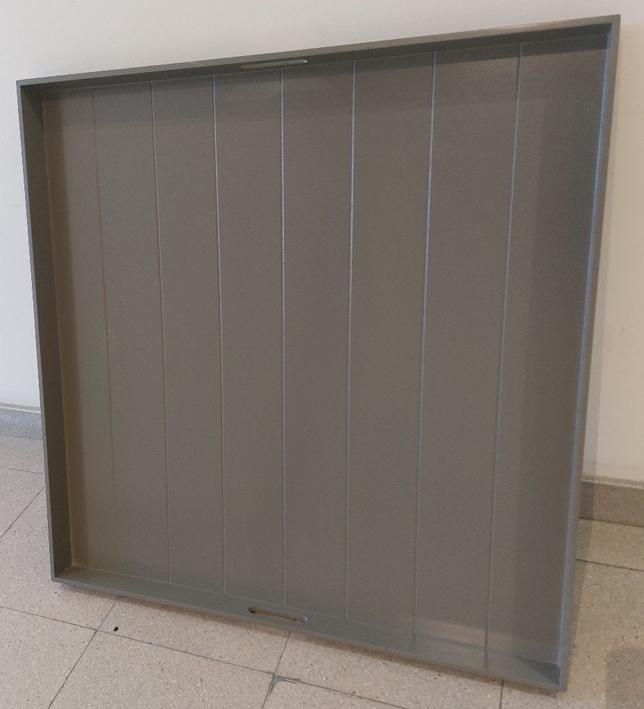 Dienblad 80x80 Hocker Plateau (Zonder Poef)       µt, Huis en Inrichting, Woonaccessoires | Dienbladen, Ophalen, Vierkant, Hout