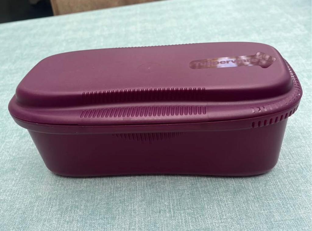 Tupperware magnetron spaghetti koker, Ophalen, Gebruikt, Paars, Overige typen
