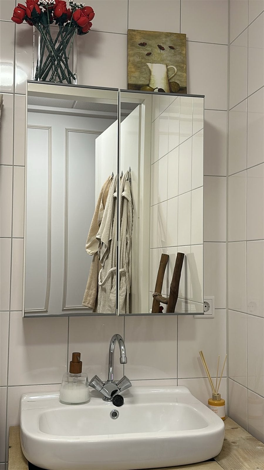 Ikea Spiegelkast, Huis en Inrichting, Badkamer | Badkamermeubels, Ophalen, 50 tot 100 cm, Minder dan 25 cm, Minder dan 100 cm