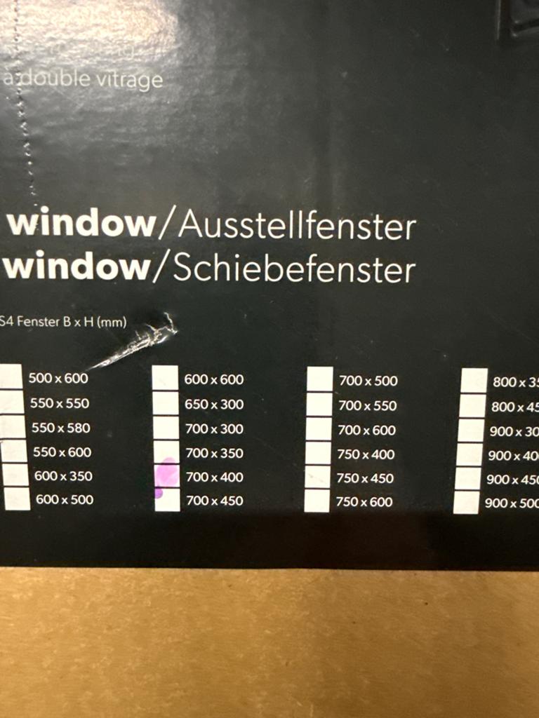 Dometic S4 Klapraam Compleet met Hor en Verduistering, Ophalen, Nieuw