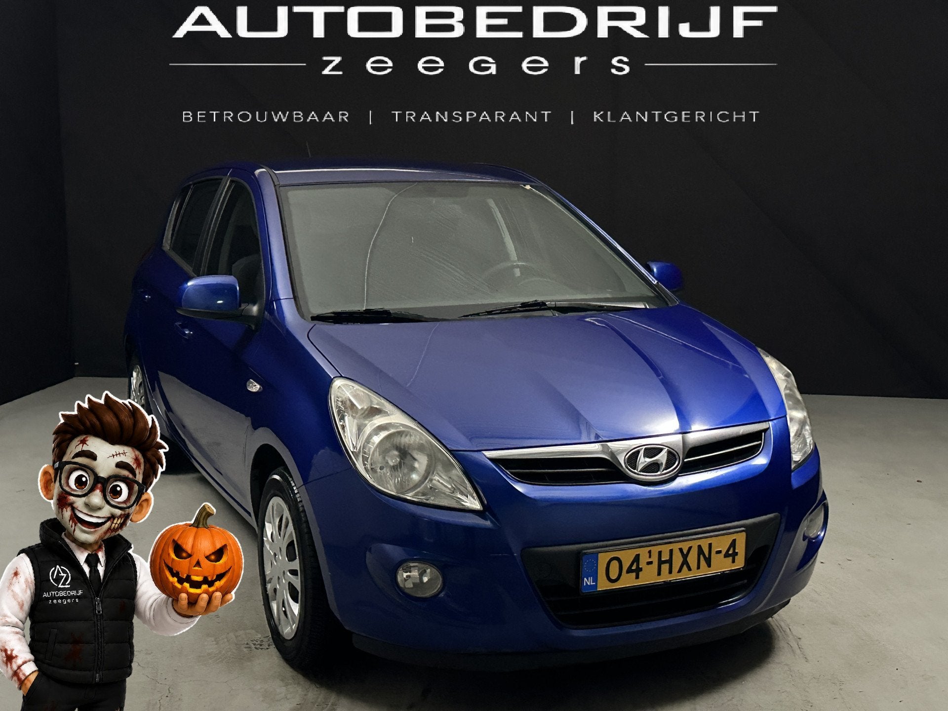 Hyundai i20 1.4i DynamicVersion *AC*NAP*Well-Kept*, Auto's, Voorwielaandrijving, 4 cilinders, 1396 cc, Blauw
