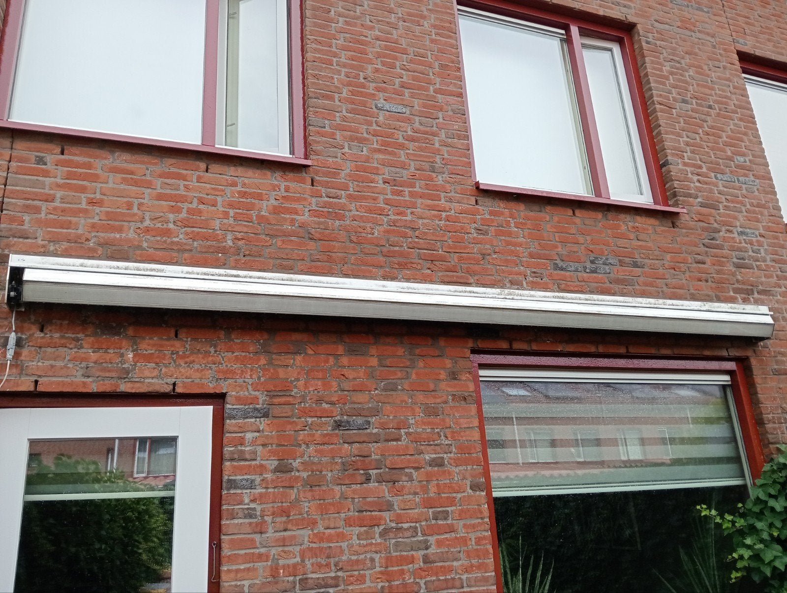 Elektrische zonnescherm, Tuin en Terras, Zonneschermen, 150 tot 300 cm, Ophalen, Gebruikt, Knikarmscherm