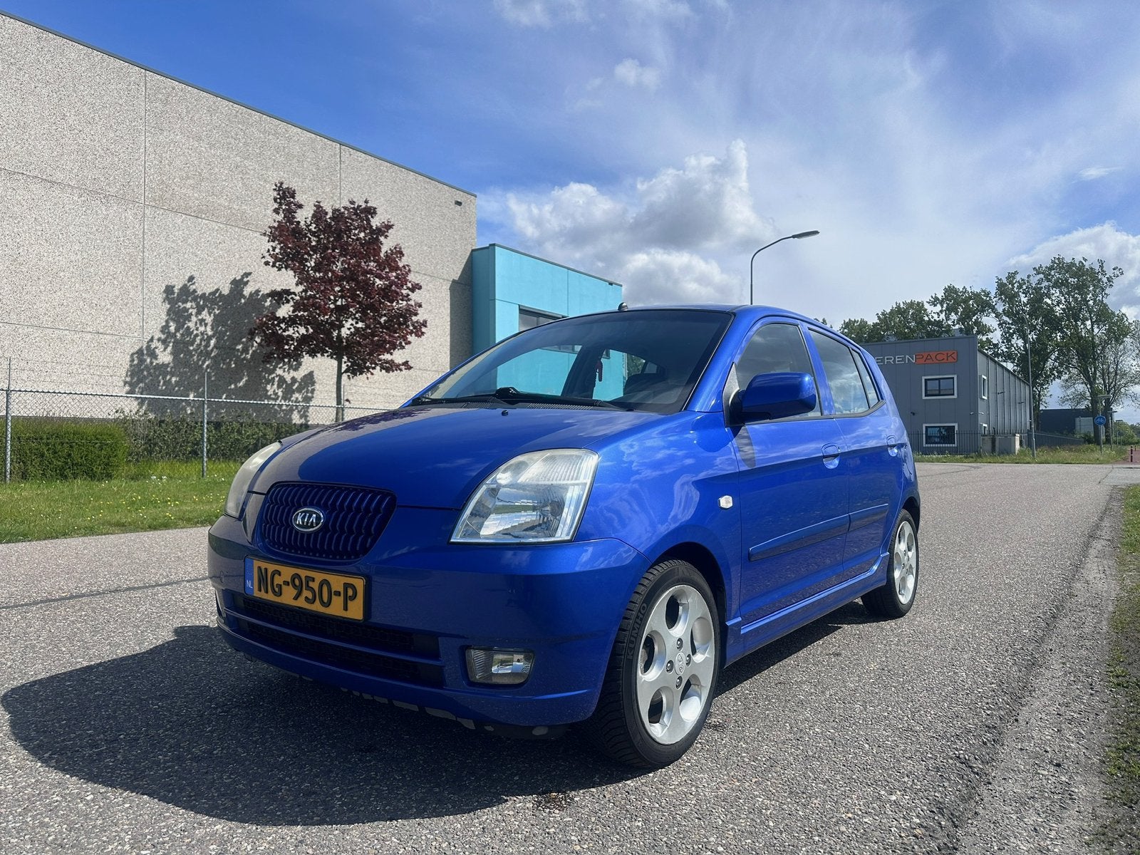 Kia Picanto 1.1 X-tra (2007) Blauw, Auto's, 4 cilinders, Handgeschakeld, 19 km/l, Particulier